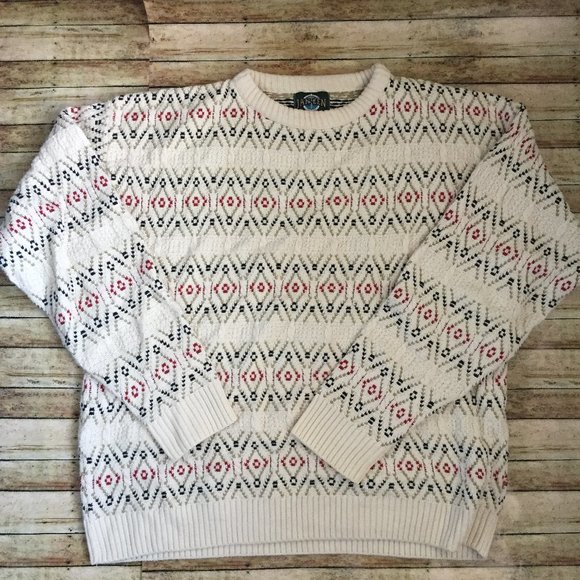 Vintage Other - VTG Jantzen Men's Chunky Knit Crewneck Sweater XL